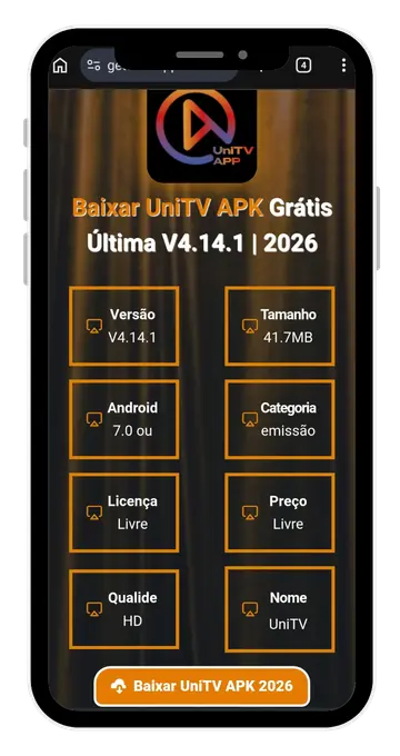 UniTV APK 10 Baixar do UniTV APK